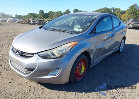 2012 Hyundai Elantra Gls/Limited from USA, damaged, VIN KMHDH4AE1CU458862